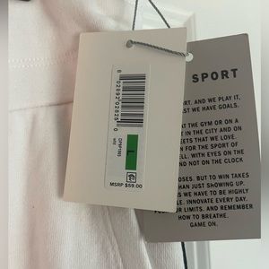 DKNY Sport white cargo Sweatpants NWT